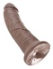 Фаллоимитатор на присоске PipeDream King Cock 20.3 см, коричневый