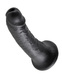 Фаллоимитатор на присоске PipeDream King Cock 17.1 см, чёрный