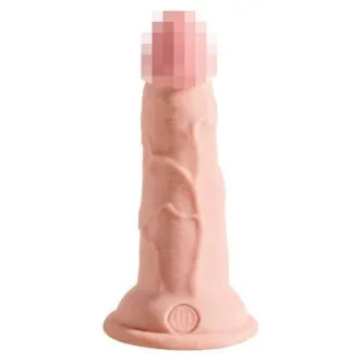 Фаллоимитатор Pipedream на присоске King Cock Plus Triple Density 15.2 см, телесный