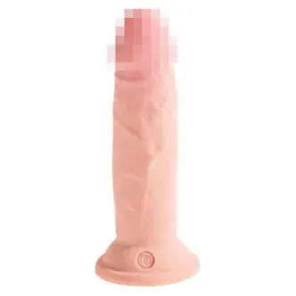 Фаллоимитатор Pipedream на присоске King Cock Plus Triple Density 18.4 см, телесный
