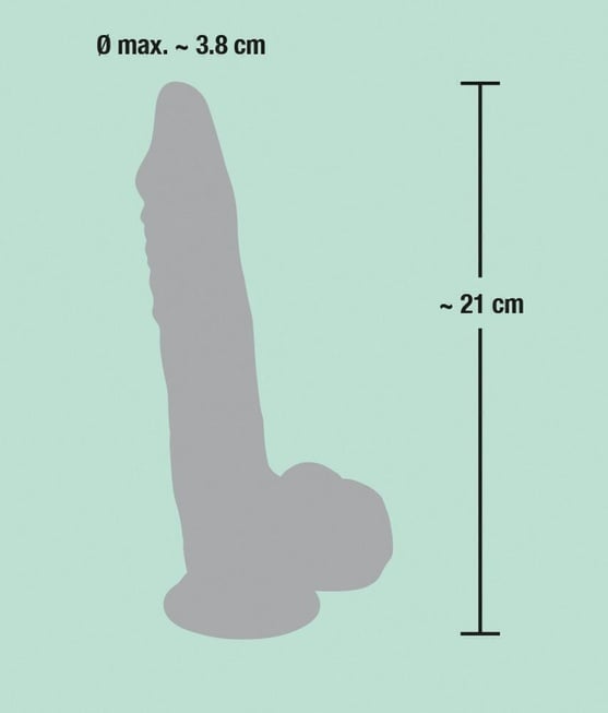 Фаллоимитатор реалистик Orion Medical Silicone Dildo 21 см, телесный от IntimShop