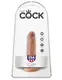 Фаллоимитатор на присоске PipeDream King Cock 14 см, светло-коричневый