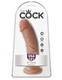 Фаллоимитатор на присоске PipeDream King Cock 20.3 см, светло-коричневый