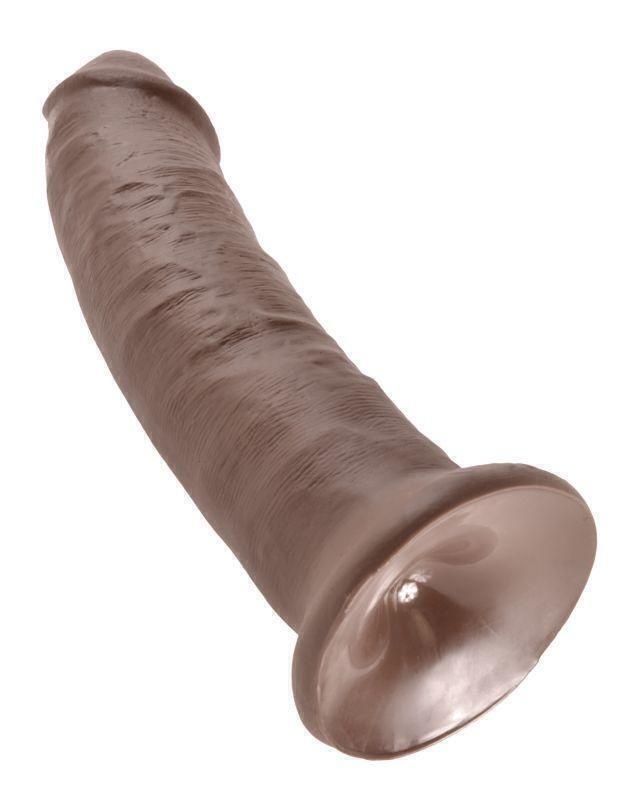 Большой фаллоимитатор на присоске PipeDream King Cock 22.9 см, коричневый