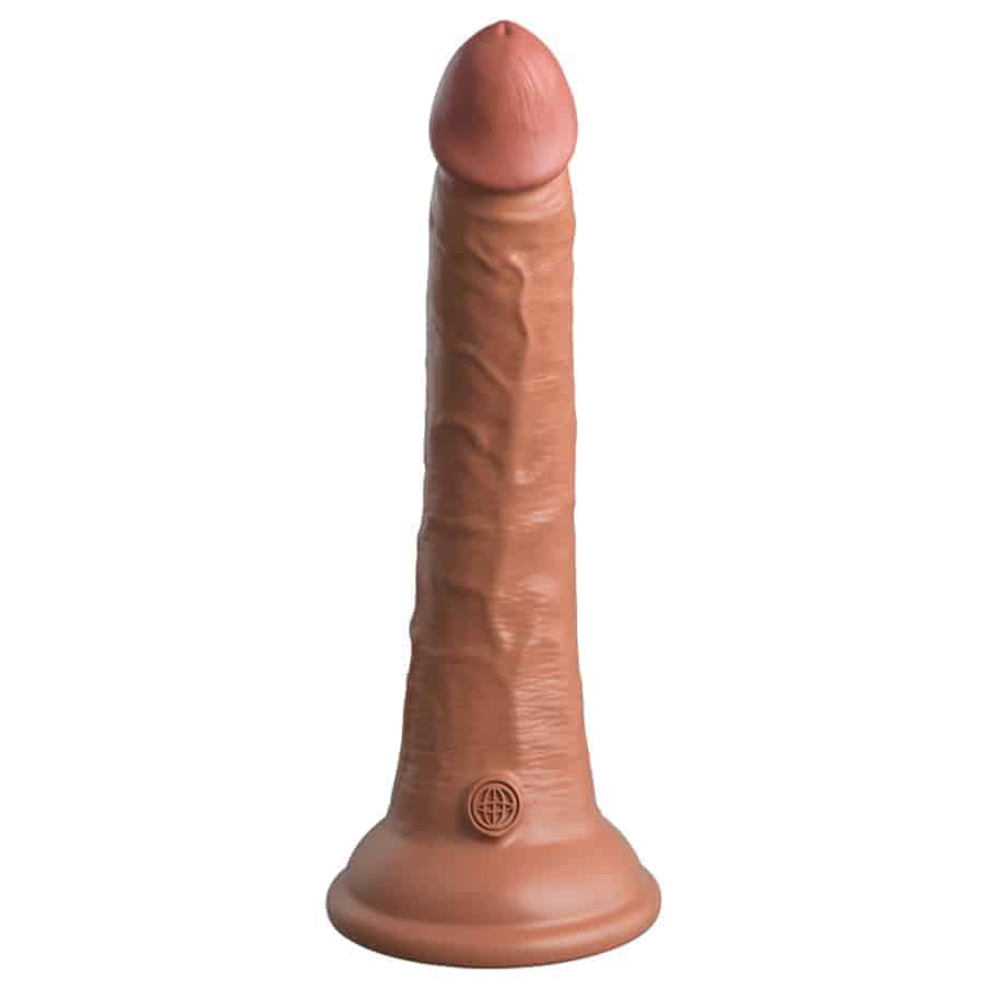 Фаллоимитатор-реалистик PipeDream King Cock Elite Dual Density 21 см, светло-коричневый