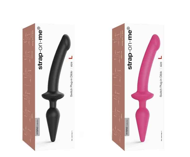 Sỉ Фаллоимитатор с анальной пробкой 2 в 1 Strap-On-Me Switch Plug-In L, розовый  có tốt không?