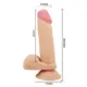 Фаллоимитатор с подвижной кожей Baile Sliding Skin 20.5 см, телесный