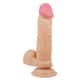 Фаллоимитатор с подвижной кожей Baile Sliding Skin 20.5 см, телесный