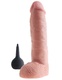 Фаллоимитатор с семяизвержением PipeDream King Cock с мошонкой 28 см, телесный