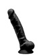 Фаллоимитатор с мошонкой Adrien Lastic SileXD Model 1 17.5 см, черный