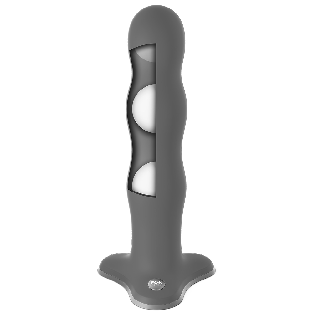 Фаллоимитатор с переменным центром тяжести Fun Factory Bouncer 18.5 см, зеленый