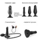 Фаллоимитатор с подкачкой и шариком Strap-on-me Inflatable Plug, черный