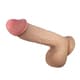 Фаллоимитатор с подвижной кожей Baile Sliding Skin 23.4 см, телесный