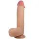 Фаллоимитатор с подвижной кожей Baile Sliding Skin 23.4 см, телесный