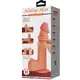 Фаллоимитатор с подвижной кожей Baile Sliding Skin 23.4 см, темный телесный