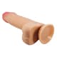 Фаллоимитатор с подвижной кожей и фиксацией формы Baile Sliding Skin 21.8 см, телесный