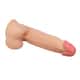 Фаллоимитатор с подвижной кожей и фиксацией формы Baile Sliding Skin 21.8 см, телесный