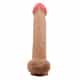 Фаллоимитатор с подвижной кожей и фиксацией формы Baile Sliding Skin 26 см, телесный