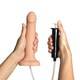 Фаллоимитатор с семяизвержением Strap-on-me Semi-Realistic 17.3 см без крема S, телесный