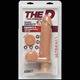Фаллоимитатор с вибрацией Doc Johnson The D Ultraskyn Perfect D Vibrating 20.3 см, ванильный