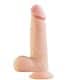 Фаллоимитатор с вибрацией LoveToy Real Standard Vibro 17.5 см, телесный