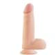 Фаллоимитатор с вибрацией LoveToy Real Standard Vibro 17.5 см, телесный
