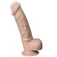Фаллоимитатор с мошонкой SilexD Real Skin Model 1 17.8 см, телесный