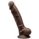 Фаллоимитатор с мошонкой SilexD Model 1 17.6 см, коричневый