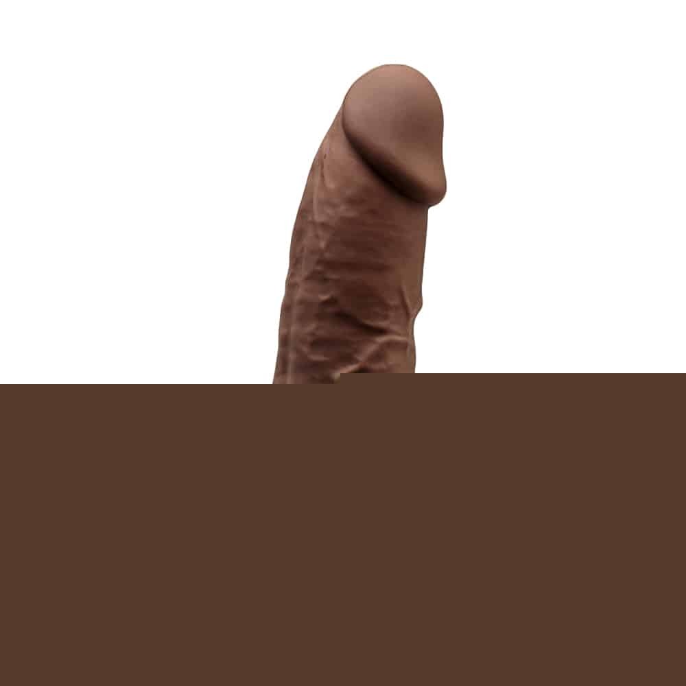 Фаллоимитатор Adrien Lastic SilexD Model 2 19 см, коричневый