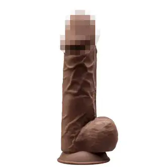 Фаллоимитатор SilexD Model 4 21.5 см, коричневый