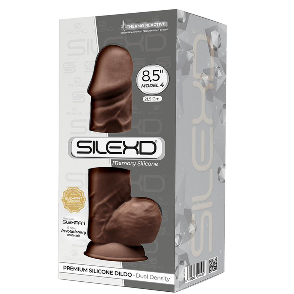 Фаллоимитатор Adrien Lastic SileXD Model 4 21.5 см, коричневый