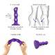 Фаллоимитатор Strap-On-Me Dildo Geisha Ball M 16.5 см, фиолетовый