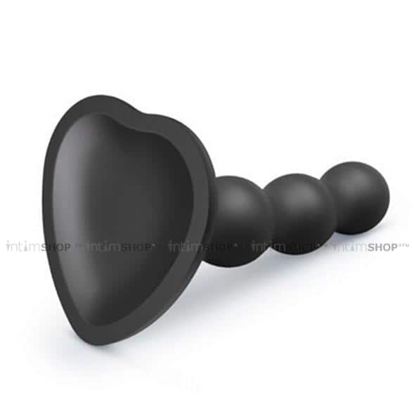 Фаллоимитатор Strap-on-me Dildo Plug Balls L 16.5 см, черный - фото 2