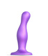 Фаллоимитатор Strap-on-me Dildo Plug Curvy L 16 см, фиолетовый металлик