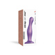Фаллоимитатор Strap-on-me Dildo Plug Curvy L 16 см, фиолетовый металлик