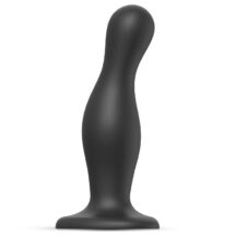 Фаллоимитатор Strap-on-me Dildo Plug Curvy XL 18 см, черный