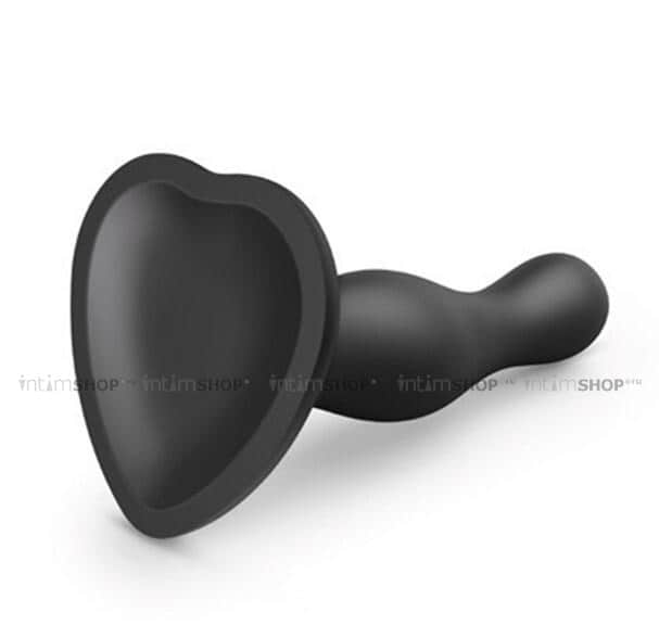 Фаллоимитатор Strap-on-me Dildo Plug Curvy XL 18 см, черный - фото 2