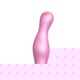 Фаллоимитатор Strap-on-me Dildo Plug Curvy M 15.5, розовый металлик