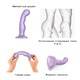 Фаллоимитатор Strap-on-me Dildo Plug P&G M 16.5 см, сиреневый металлик