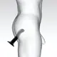 Фаллоимитатор Strap-on-me P&G Spot L 19 см, черный