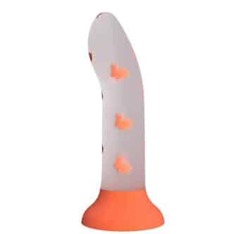 Фаллоимитатор светящийся в темноте Pretty Love Magical Nightfall, оранжевый