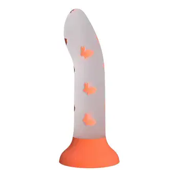 Фаллоимитатор светящийся в темноте Pretty Love Magical Nightfall, оранжевый