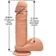 Фаллоимитатор Doc Johnson The D Ultraskyn Perfect D 17.8 см, ванильный