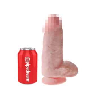 Фаллоимитатор утолщенный PipeDream King Cock Chubby 23 см, телесный