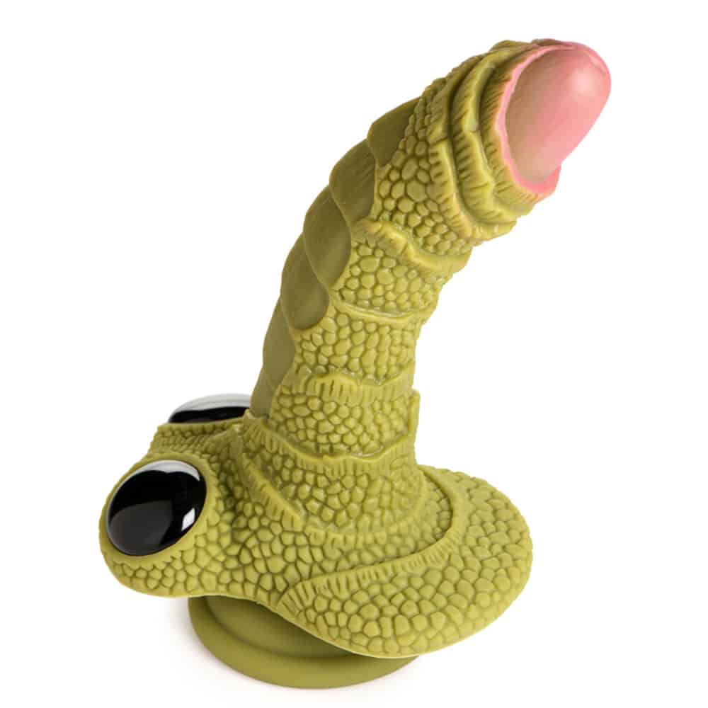 Фаллоимитатор XR Brands Creature Cocks Swamp Monster 23.9 см, зеленый