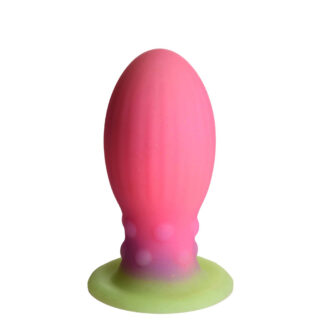 Фаллоимитатор-яйцо XR Brands Creature cocks Xeno Egg L светящийся в темноте 13.3 см, розовый