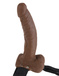 Страпон полый мужской PipeDream Fetish Fantasy Hollow 24 см, коричневый
