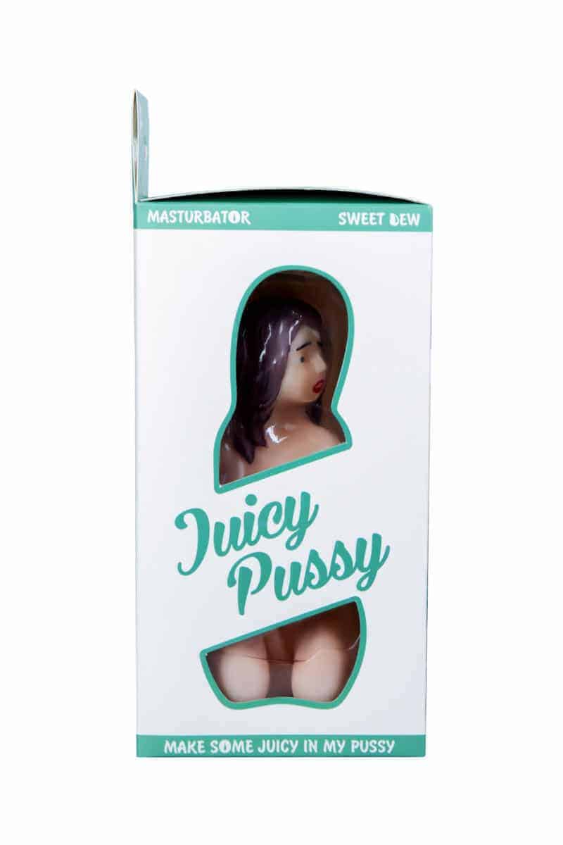 Фигурный мастурбатор ToyFa Juicy Pussy в виде девушки на спине