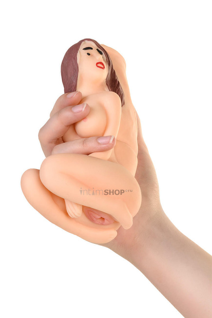 Фигурный мастурбатор ToyFa Juicy Pussy в виде девушки на спине от IntimShop