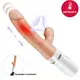 Фрикционный вибратор с вакуумной стимуляцией и нагревом Erocome Cepheus, телесный